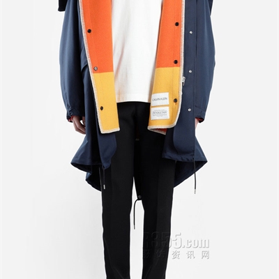 商場(chǎng)品牌-中長外套-Calvin Klein 205W39NYC微潮中長外套