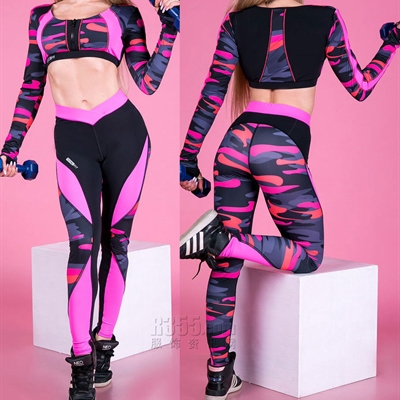 運動品牌-套裝-女運動瑜伽服