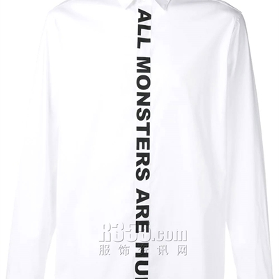 商場品牌-長袖-微潮長袖襯衫