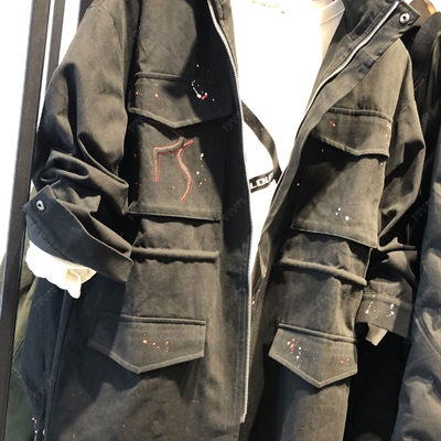 商場品牌-中長外套-休閑中長外套【實拍】