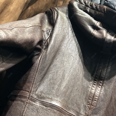 市場上裝-皮衣-上海展會休閑商務皮衣【實拍】