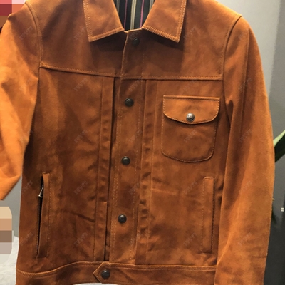 市場上裝-皮衣-上海展會休閑商務皮衣【實拍】
