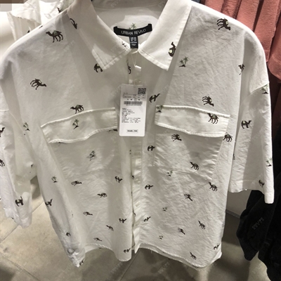 商場品牌-短袖-襯衫【實拍】