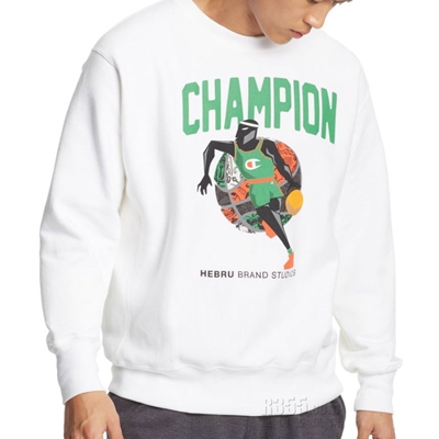 運(yùn)動品牌-衛(wèi)衣-【聯(lián)名款Champion x HebruBrantley】男運(yùn)動衛(wèi)衣