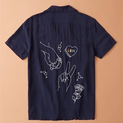 商場品牌-短袖-短袖襯衫