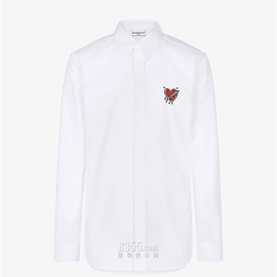 商場品牌-短袖-【GIVENCHY  X  七夕系列】短袖襯衫