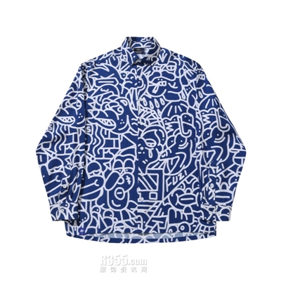 商場品牌-長袖-襯衫【Hélas X FUZI】