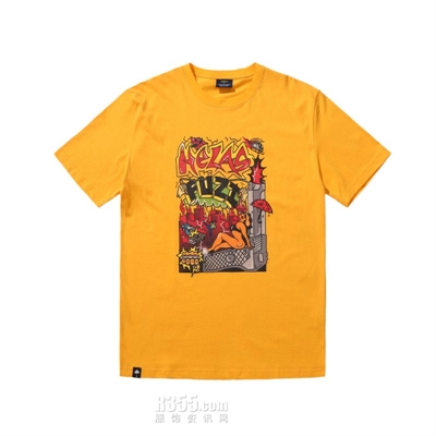 商場品牌-短袖-T恤【Hélas X FUZI】