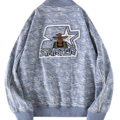 運動品牌-外套-男運動棒球服