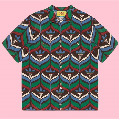 商場品牌-短袖-襯衫【Gucci X Adidas】