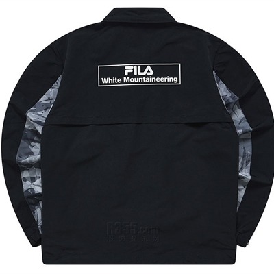 運動品牌-外套-男運動單衣【聯(lián)名款FILA x WM】