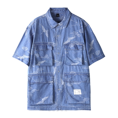 商場品牌-短袖-襯衫