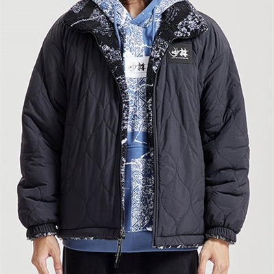 運動品牌-棉衣/羽絨-男運動棉服（兩面穿）