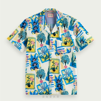 商場品牌-短袖-襯衫