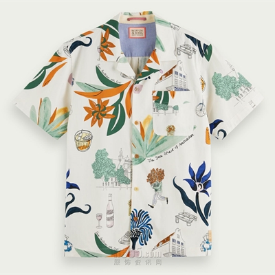 商場品牌-短袖-襯衫