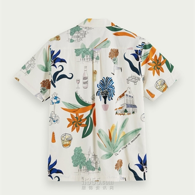 商場品牌-短袖-襯衫