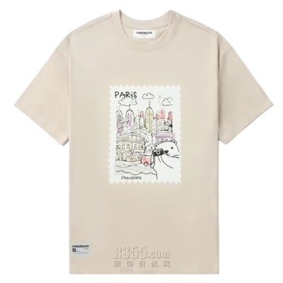 商場品牌-短袖-T恤
