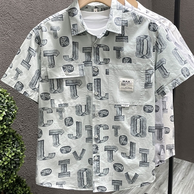 市場上裝-襯衫-休閑襯衫