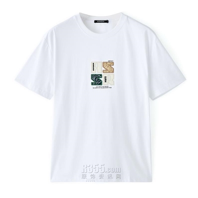 商場品牌-短袖-T恤