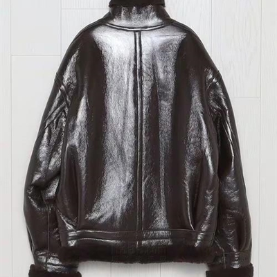 商場品牌-皮衣-皮衣