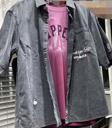 商場品牌-短袖-襯衫【實拍】